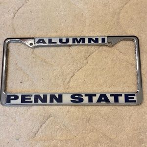 Penn State PSU license plate frame  holder Nittany Lion alumni